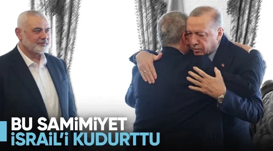 İsrail Dışişleri Bakanı Heniyye ile görüşen Cumhurbaşkanı Erdoğan