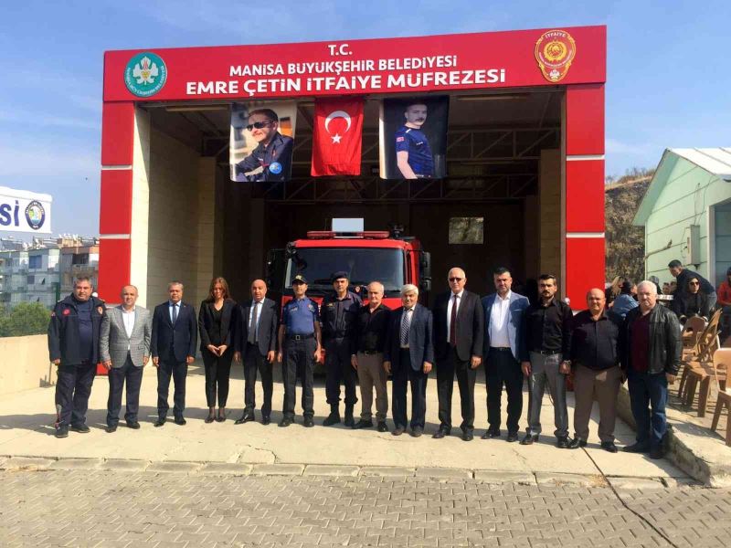Salihli’de genç itfaiyeci Emre Çetin dualarla anıldı
