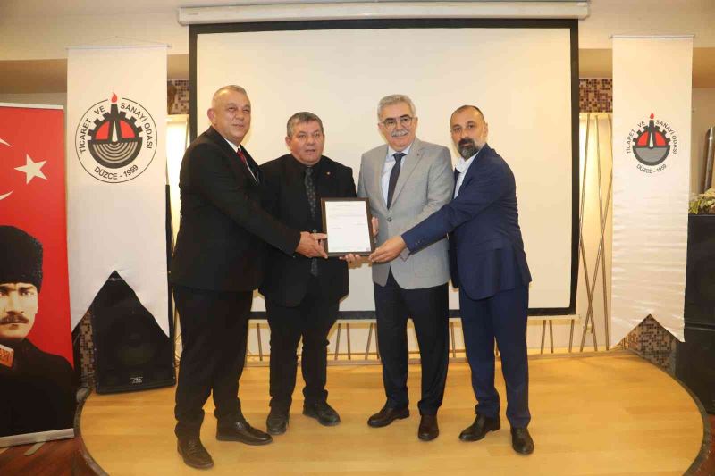 Düzce TSO’da devir teslim yapıldı
