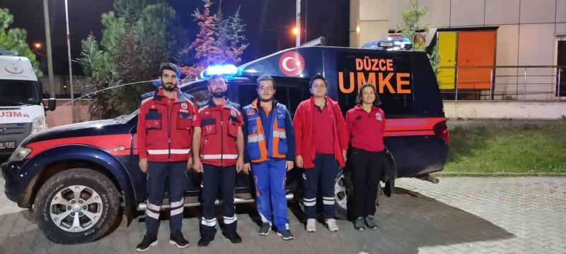 Düzce’den ekip yola çıktı
