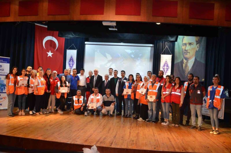 Destek AFAD Gönüllüleri sertifikalarına kavuştu
