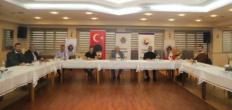 Düzce TSO’da yönetim görev dağılımını yaptı
