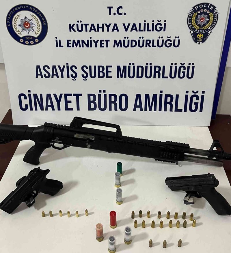 Kütahya’da silahla yaralama olayı şüphelisi 2 kişi yakalandı
