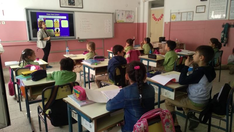 Nazillili miniklere ’sağlıklı beslenme ve diş sağlığı’ eğitimi verildi
