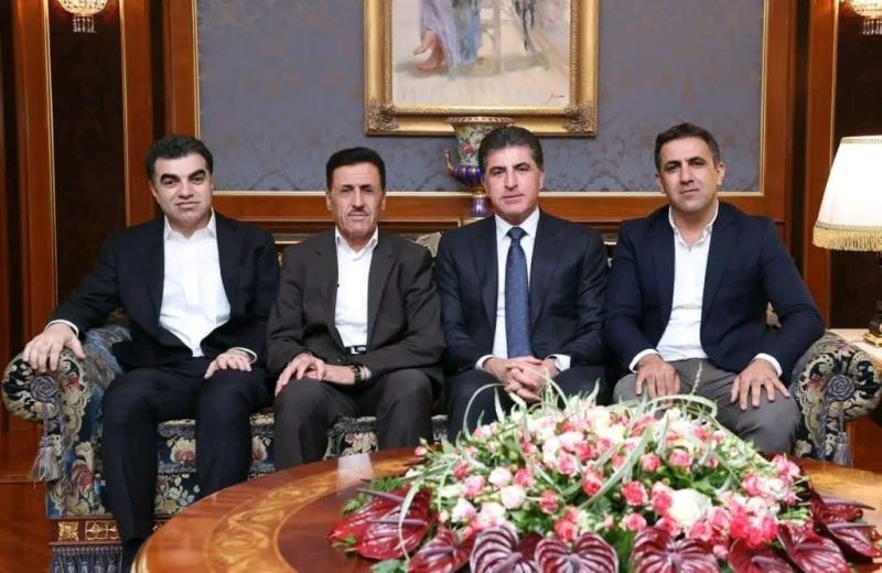 Hakkari heyeti sınır kapısı için Neçirvan Barzani ile görüştü
