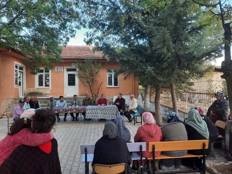 Kaymakam Çiçek’in köy ziyaretleri
