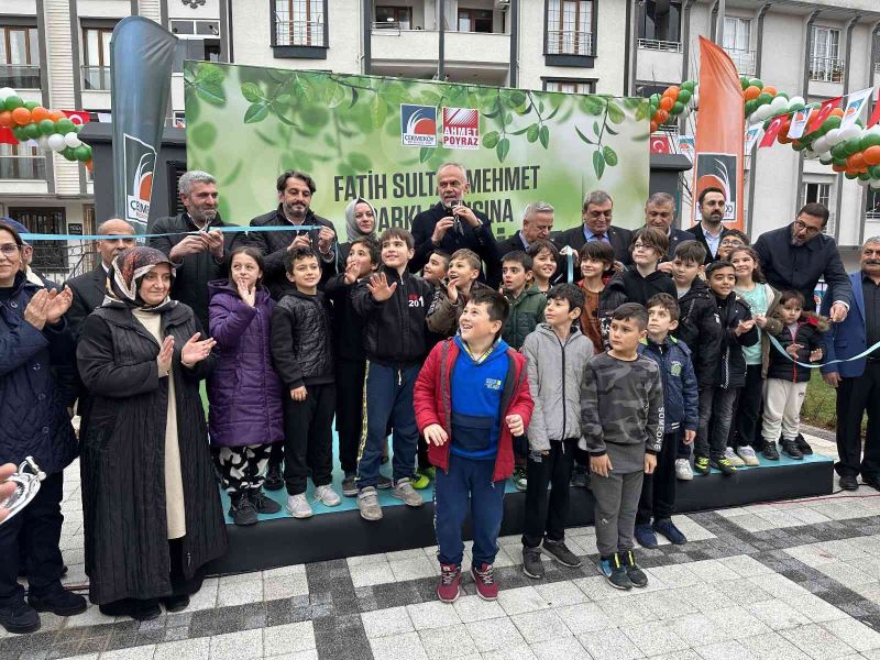 Çekmeköy Fatih Sultan Mehmet Parkı yenilendi
