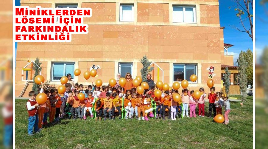 Miniklerden lösemi için farkındalık etkinliği