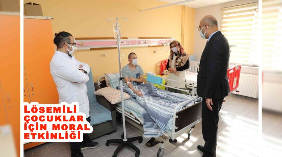 Lösemili çocuklar için moral etkinliği