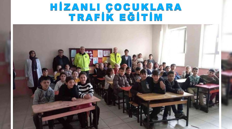 Hizanlı çocuklara trafik eğitim