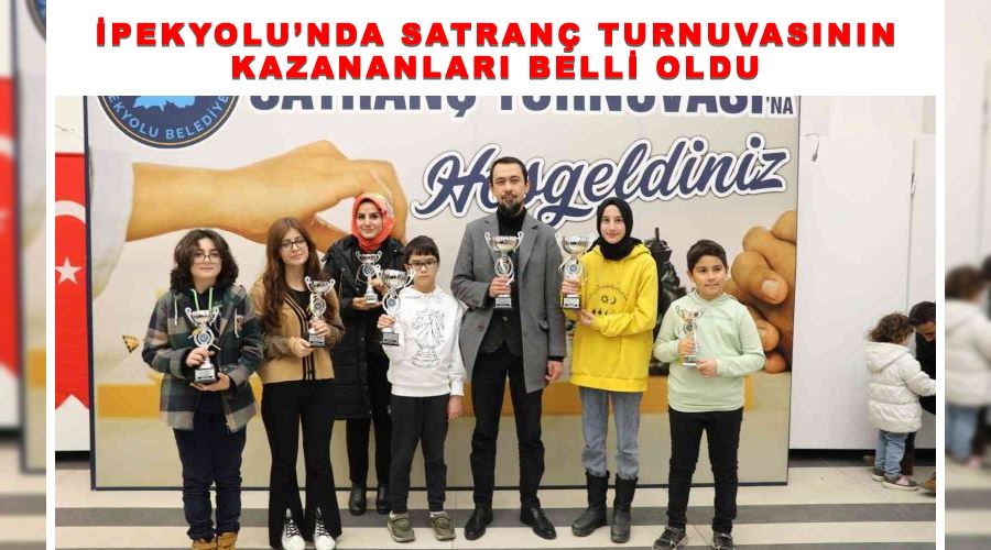 İpekyolu’nda satranç turnuvasının kazananları belli oldu