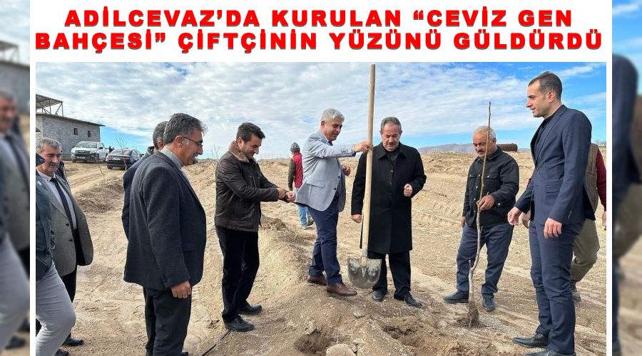 Adilcevaz’da kurulan “Ceviz Gen Bahçesi” çiftçinin yüzünü güldürdü