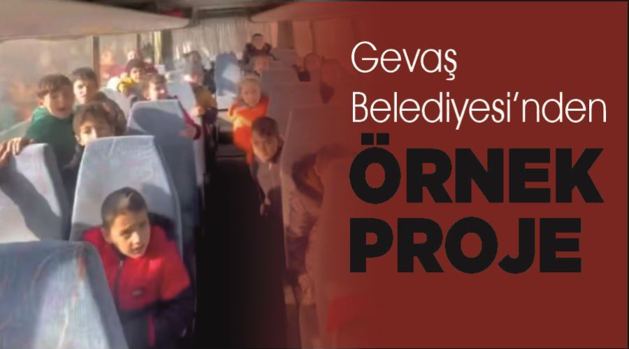 Gevaş Belediyesi’nden örnek proje
