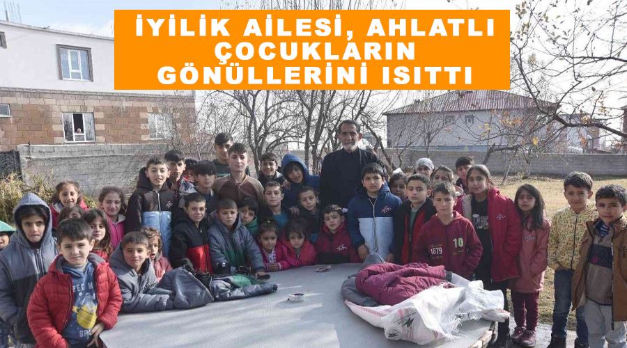 İyilik Ailesi, Ahlatlı çocukların gönüllerini ısıttı
