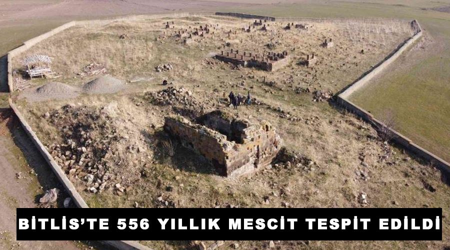 Bitlis’te 556 yıllık mescit tespit edildi
