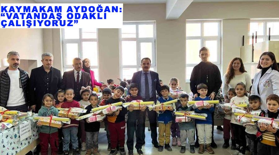 Kaymakam Aydoğan: “Vatandaş odaklı çalışıyoruz”