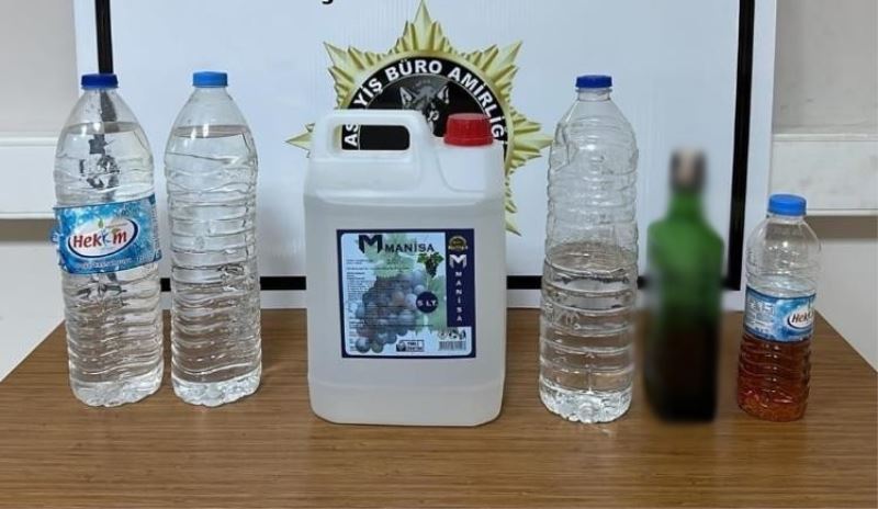 Şanlıurfa’da 10 litre etil alkol ele geçirildi
