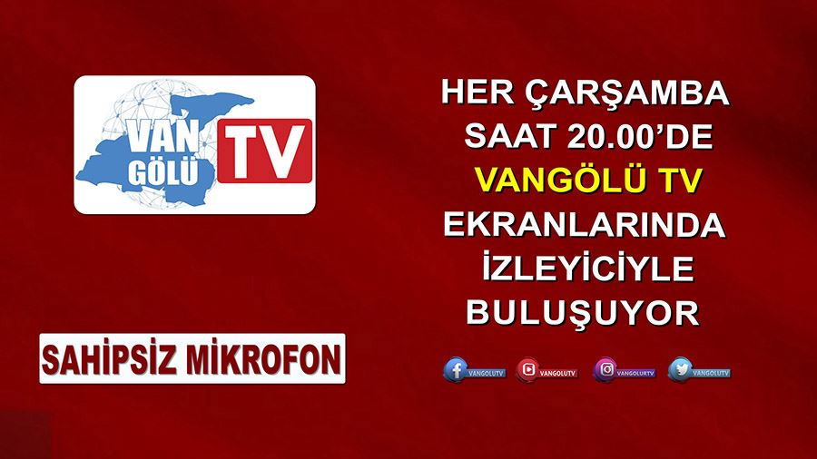 Sahipsiz Mikrofon Programı her hafta Çarşamba günü saat 20.00