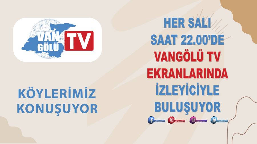 Köylerimiz Programı her hafta Salı günü saat 22.00