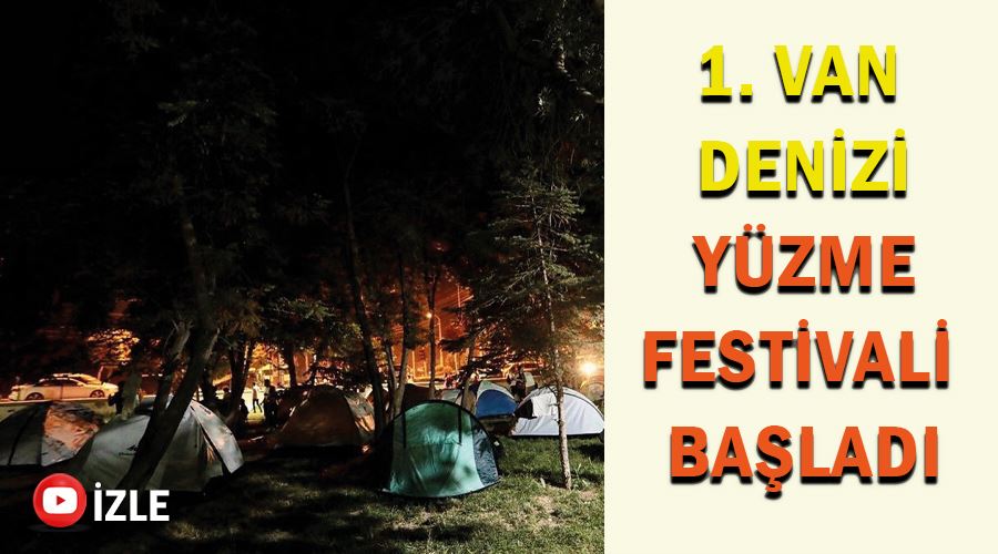 1.Van Denizi Yüzme Festivali başladı
