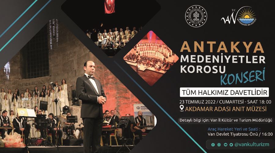 Antakya Medeniyetler Korosu Akdamar Adası’nda konser verecek
