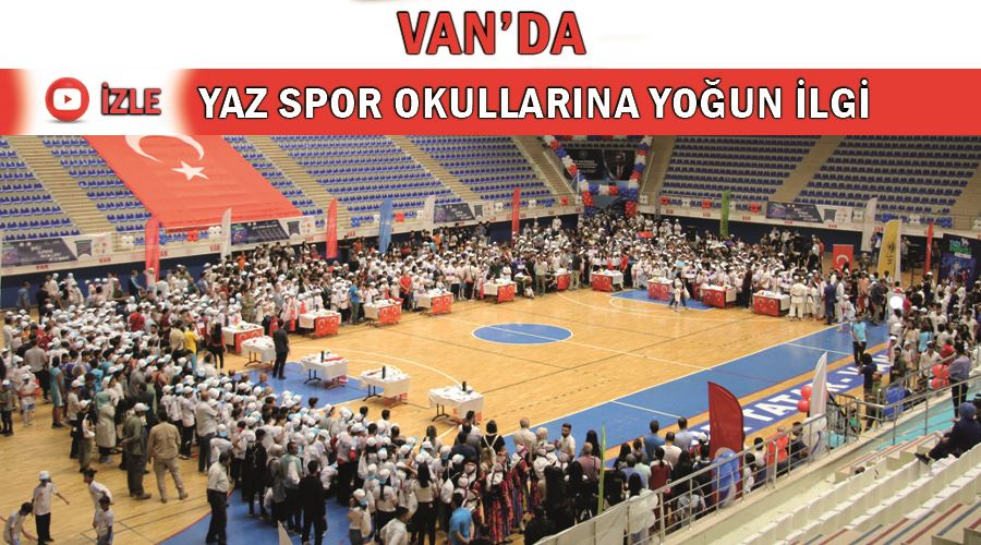 Van’da yaz spor okullarına yoğun ilgi