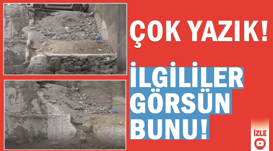 Çok Yazık! İlgililer Görsün Bunu!