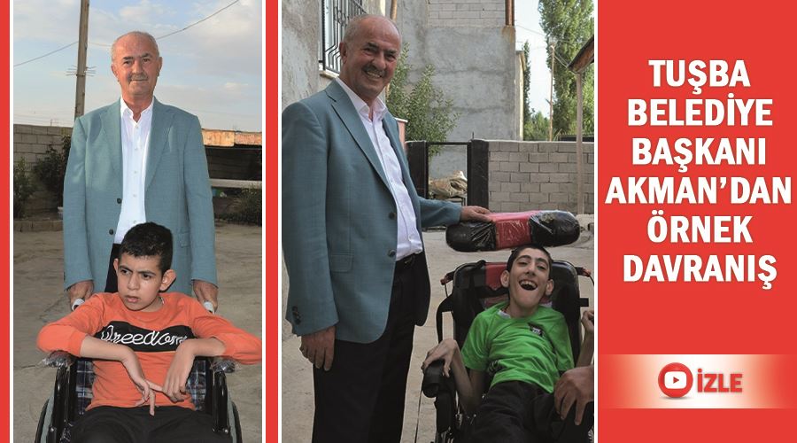 Tuşba Belediye Başkanı Akman’dan örnek davranış