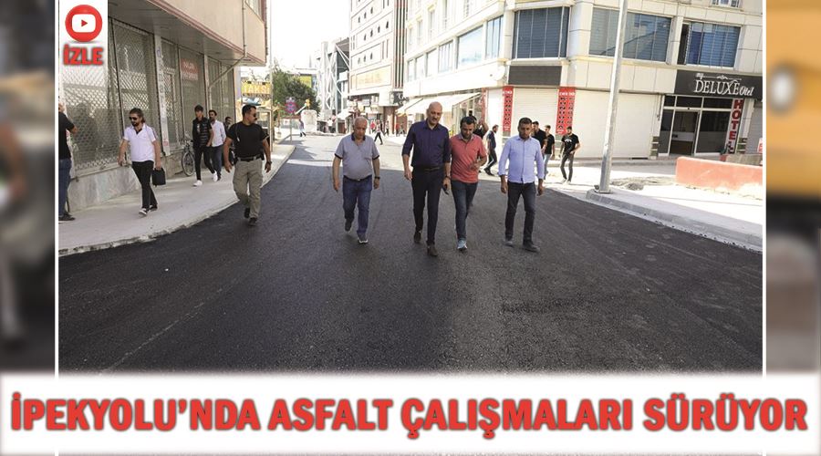 İpekyolu’nda asfalt çalışmaları sürüyor
