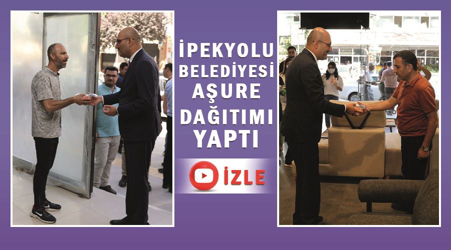 İpekyolu Belediyesi Aşure Dağıtımı Yaptı