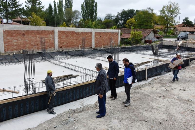 İnönü’de sosyal tesis alanı projesi çalışmaları devam ediyor
