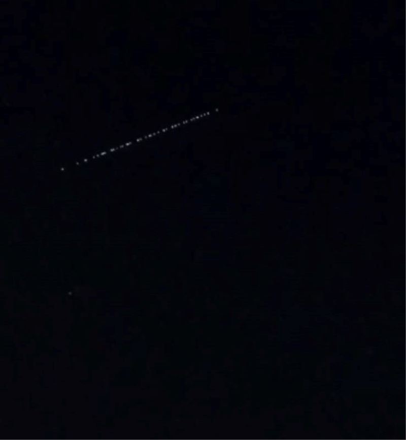 Starlink uyduları Mardin semalarında görüntülendi
