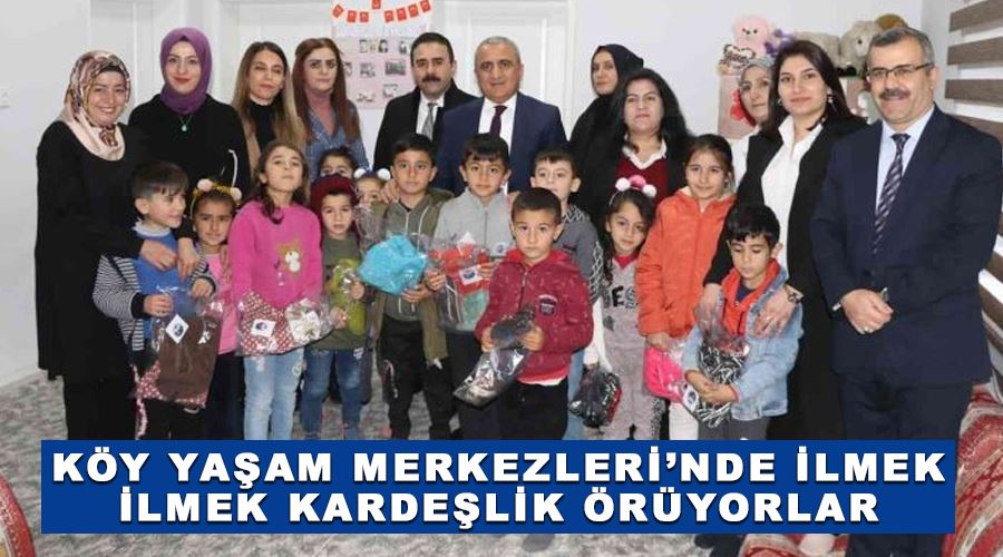 Köy Yaşam Merkezleri’nde ilmek ilmek kardeşlik örüyorlar