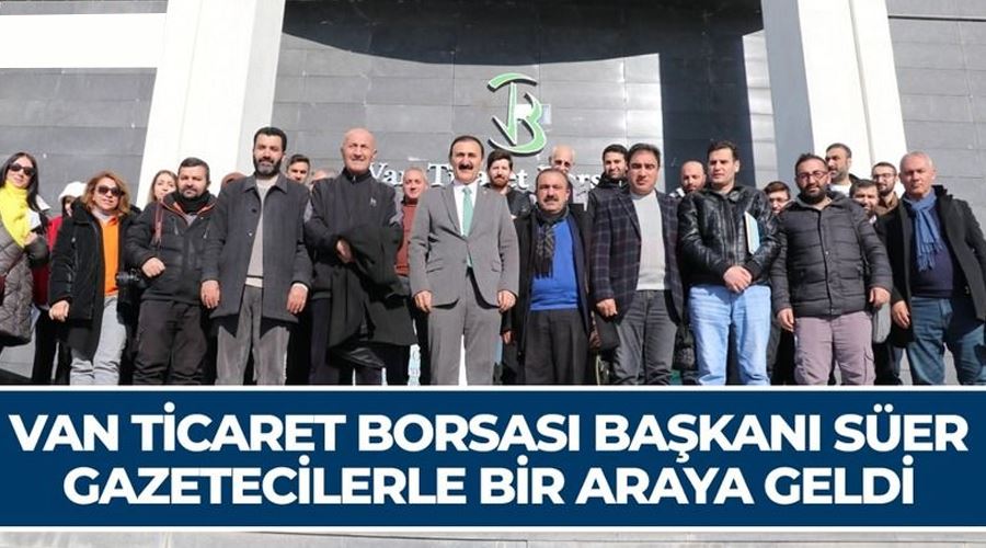 Başkan Süer gazetecilerle bir araya geldi