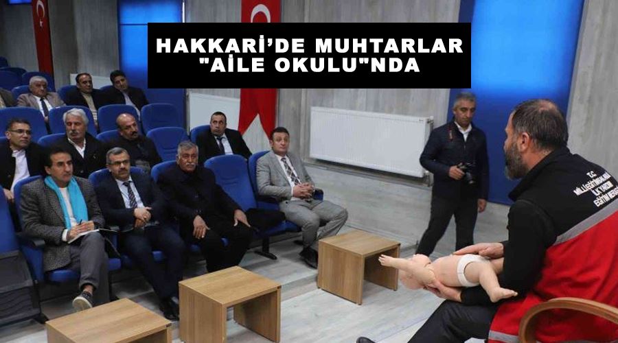 Hakkari’de Muhtarlar 