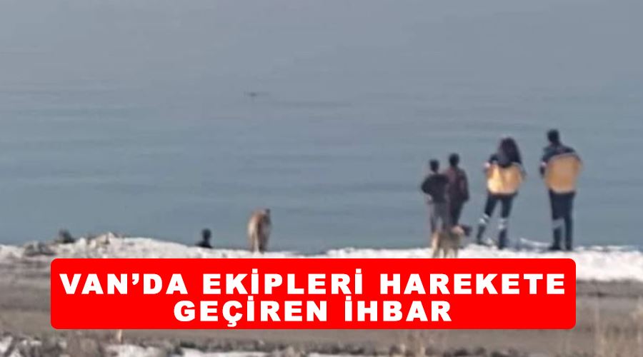 Van’da ekipleri harekete geçiren ihbar