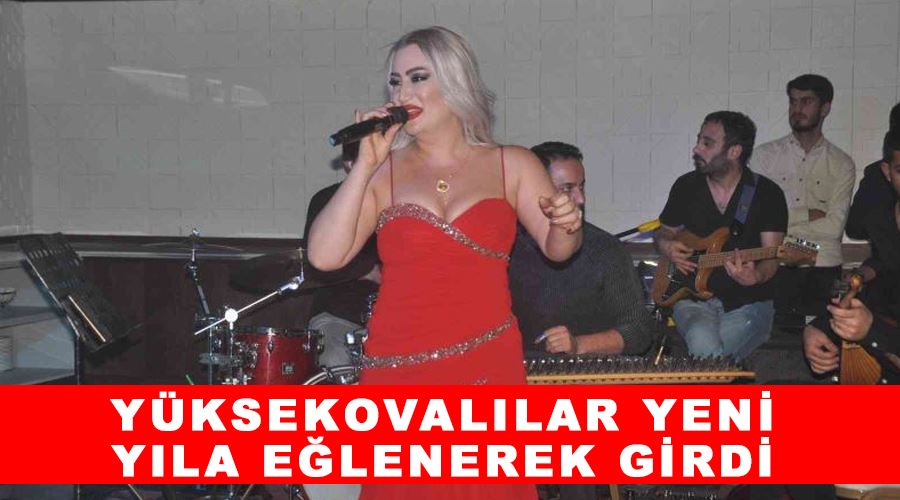 Yüksekovalılar yeni yıla eğlenerek girdi