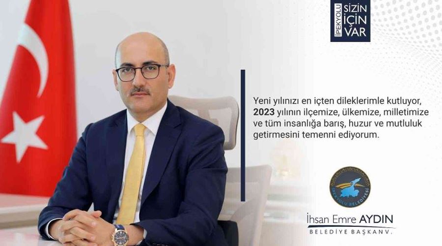 İpekyolu Kaymakamı ve Belediye Başkan Vekili İhsan Emre Aydın’ın yeni yıl mesajı