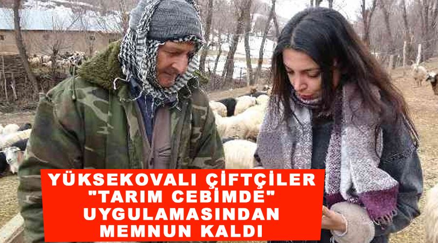 Yüksekovalı çiftçiler 
