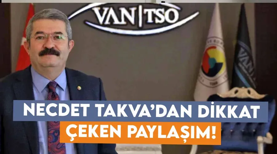 Necdet Takva’dan dikkat çeken paylaşım!