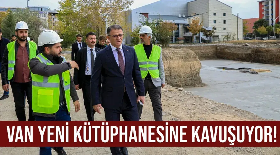 Van yeni kütüphanesine kavuşuyor!