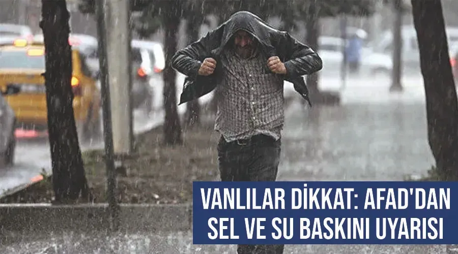 Vanlılar Dikkat: AFAD