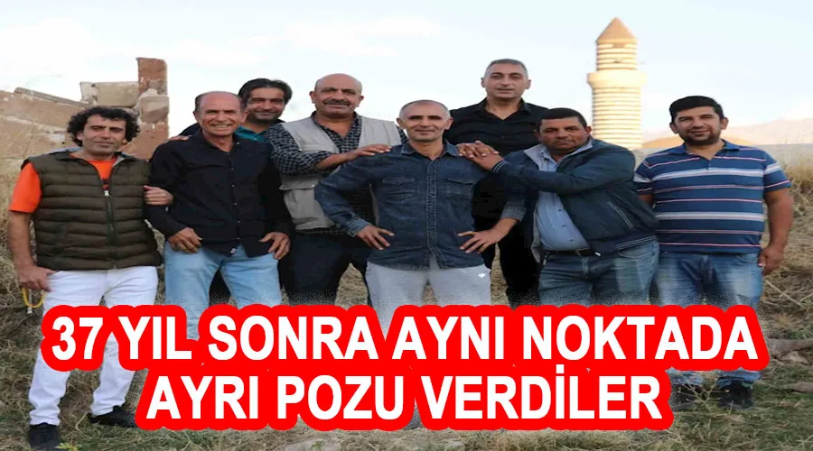 37 yıl sonra aynı noktada ayrı pozu verdiler