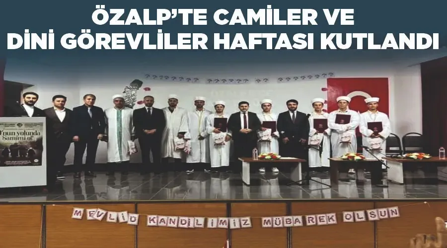 Özalp’te Camiler ve Dini Görevliler Haftası kutlandı