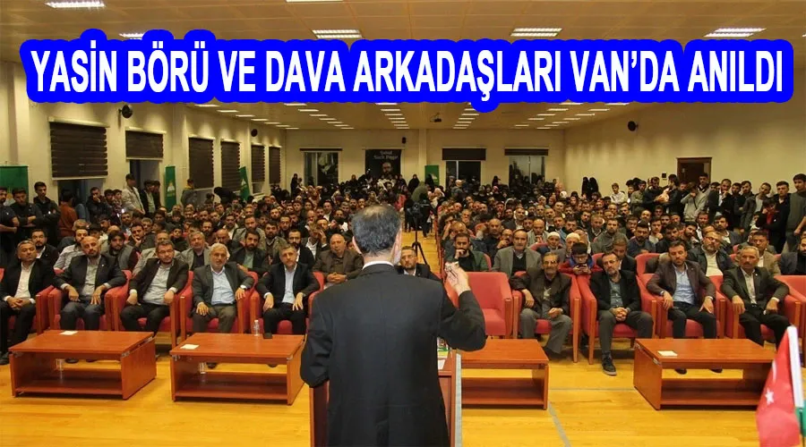 Yasin Börü ve dava arkadaşları Van’da anıldı