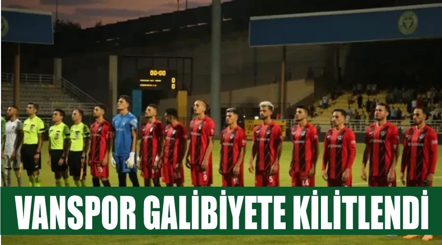 Vanspor galibiyete kilitlendi