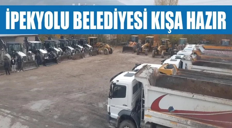 İpekyolu belediyesi kışa hazır