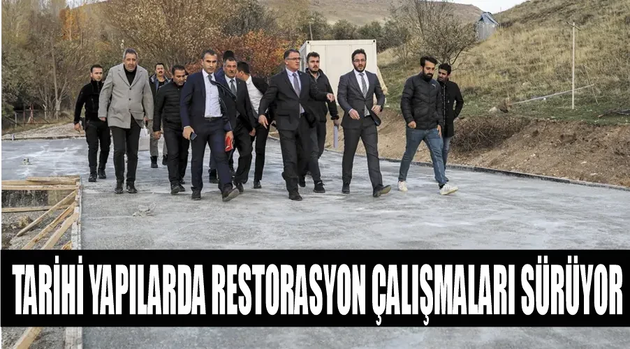 Tarihi yapılarda restorasyon çalışmaları sürüyor