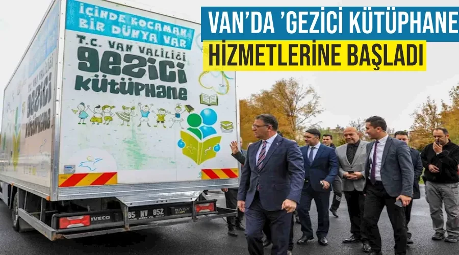 Van’da ’Gezici Kütüphane’ hizmetlerine başladı