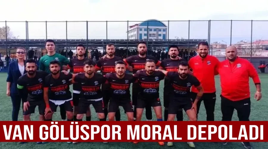 Van Gölüspor moral depoladı